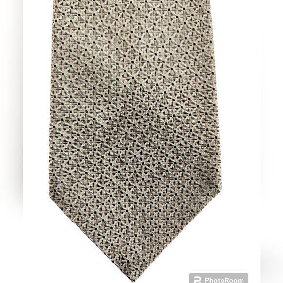 Bruno Piatelli Other - BRUNO PIATELLI Woven Geometric Pattern Silk Tie